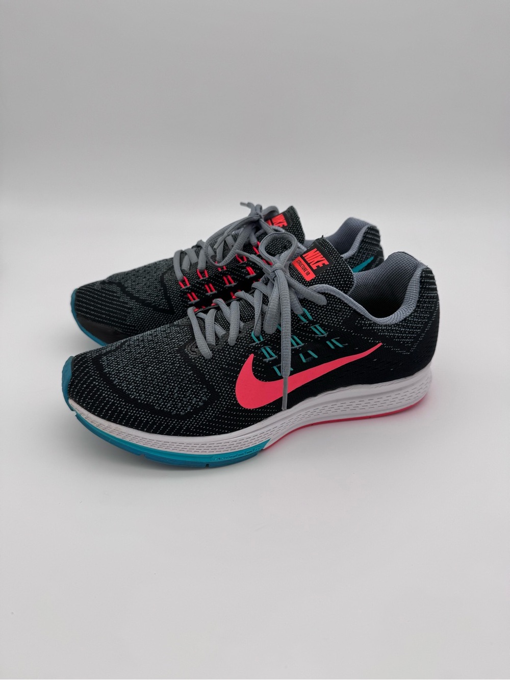 Nike Air Zoom Structure 18 Sneakers Womens 8.5 Athletic Running Shoes Colorful